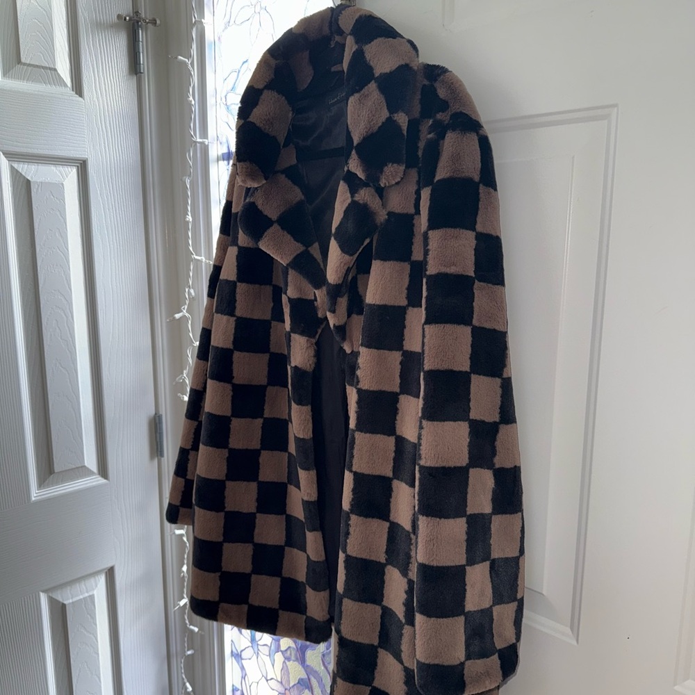 House of Harlow 1960 checker coat